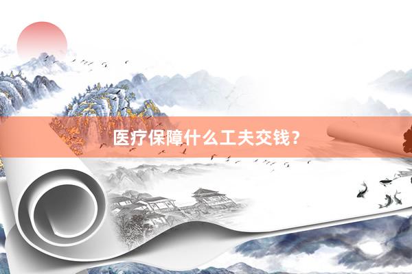 医疗保障什么工夫交钱？